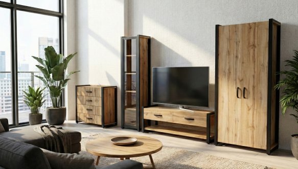 Вітальня Loft комплектація 09 MebliRoMax