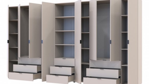 Шафа Дорос Гелар восьмидверна з пеналом Кашемір 370 см 0