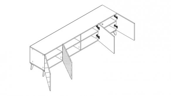 Тумба ТВ Холли 2.0 0