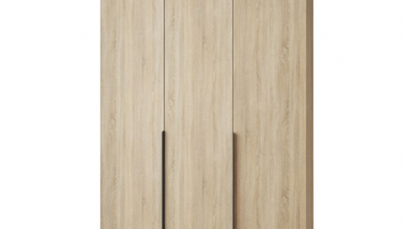 Шкаф Mebelstar Оскар трехдверный с антресолью и ящиками Дуб сонома 150 см 4