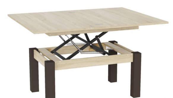 Стол-трансформер B-Fly Дуб сонома/Венге 2