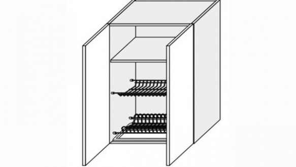 Секція верхня сушка 80ВС/900 2дв Міленіум