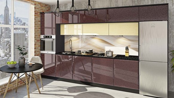 Модульна кухня Хай-тек глянець 23