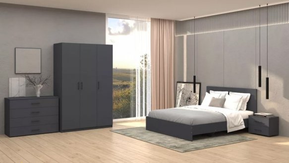 Ліжко двоспальне Matroluxe Luna / Луна 160 см 3