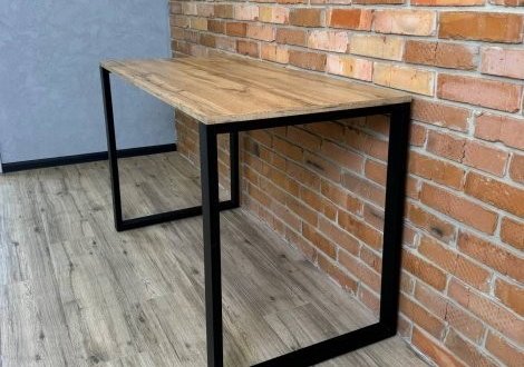 Стіл LOFT офісний Дуб Сонома / Чорний мат MebliRoMax 1