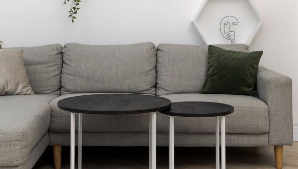 Набор столиков Модерн S+M угольный камень