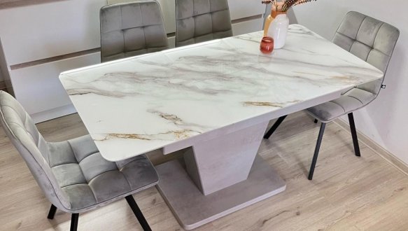 Стіл кухонний розкладний Джем Slide / Слайд 120-160 см 3