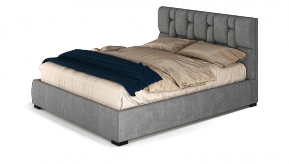 Кровать мягкая двуспальная Шик Галичина Брюссон 1