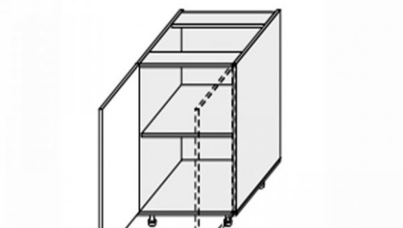 Секция нижняя левая 60Н/820 1дв Миллениум