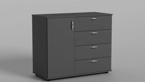 Комод 3 Matroluxe эконом 4 ящика и 1 дверь 0