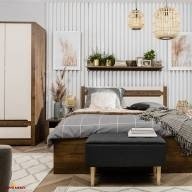 Шафа SZF2D1S BRW Poland Ruso 2 дверна чорний 104 см 4