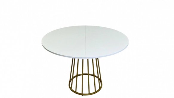 Стіл круглий розкладний MebliRoMax Elegant slide / Елегант Слайд D1100 2