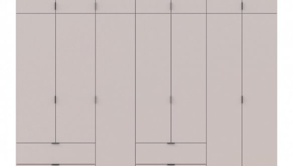 Шкаф для одежды Дорос Лукас кашемир 7 дверный 295 см 4