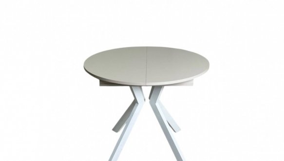 Стіл круглий розкладний MebliRoMax Parker slide / Паркер Слайд D800 37