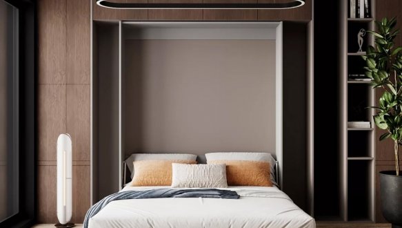 Кровать двуспальная шкаф трансформер Art in Head Mitra / Митра 160 см 8