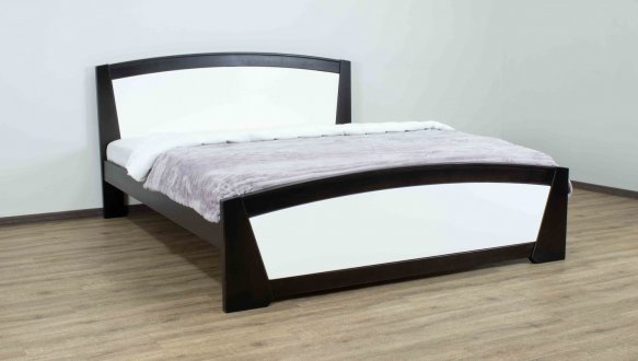 Кровать двуспальная деревянная Дримка Женева Бук 5