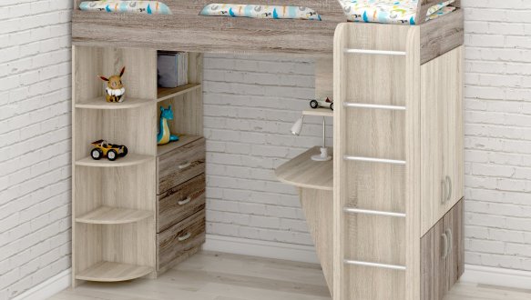 Кровать-чердак Норд-C