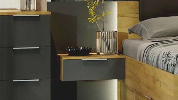 Тумба приліжка 2шх Луна 0