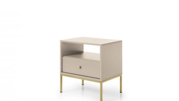 Тумба прикроватная золотые ножки MS54 Mono