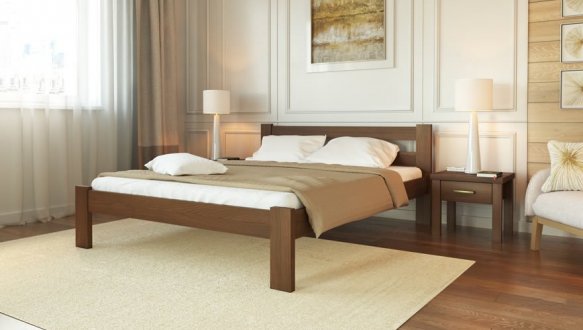 Ліжко дерев'яне Лев Соня масив Бук