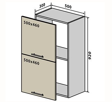 №59 Тумба верхняя окапник 50 Люкс RODOS