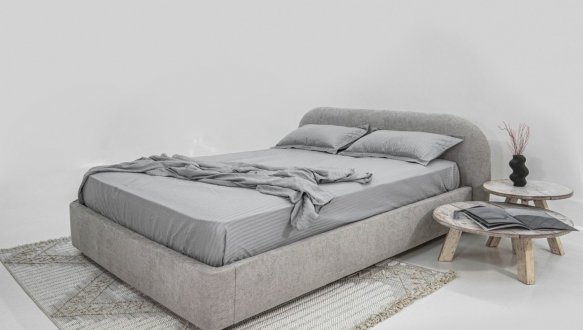 Ліжко м'яке двоспальне Шик Галичина Мілу 2