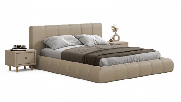 Ліжко м'яке двоспальне Віоріна Деко Подіум 26