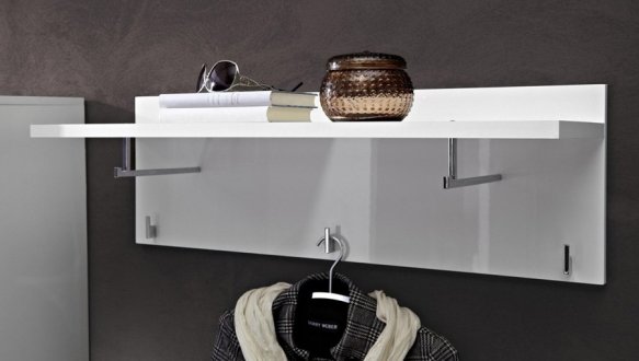 Модульний передпокій ВМК-Україна Флеймс Білий / Білий глянець 5