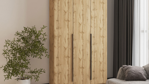 Шафа Mebelstar Оскар трьохдверна Дуб тахо 120 см