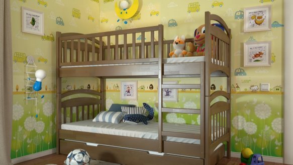 Двоярусне ліжко Смайл 3