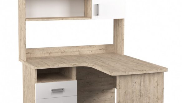 Стіл кутовий з надбудовою 0