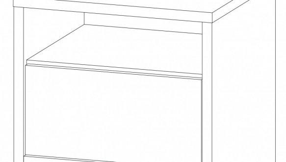 Тумба прикроватная Айго 1