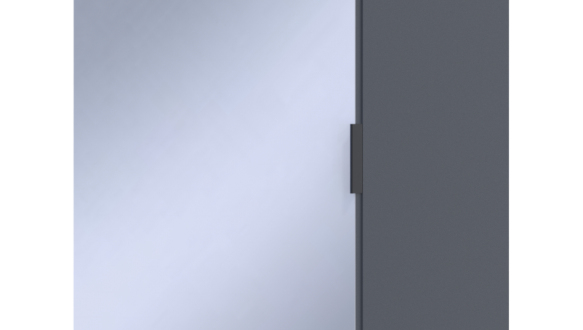 Шафа для одягу Дорос Гелар графіт Дзеркало 39 см