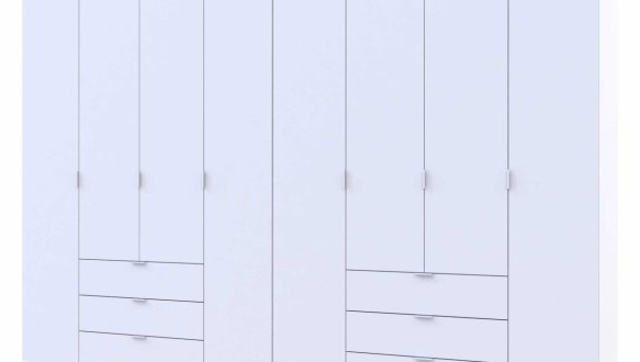 Шкаф Гелар 4+4 Дорос 8 дверная графит 310 см 8