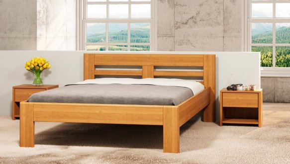 Ліжко дерев'яне Camelia Ноліна масив Бук