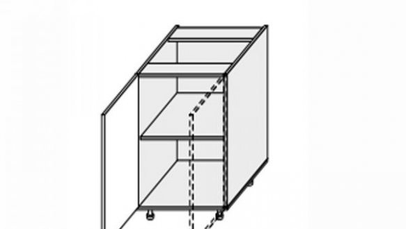 Секция нижняя правая 40Н/820 1дв Миллениум WG
