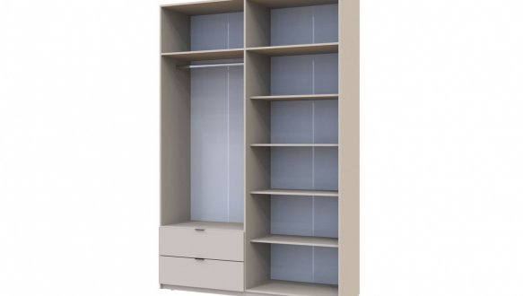 Шкаф Дорос Лукас кашемир 4 дверная с 2-мя ящиками 180 см 0