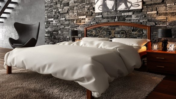 Ліжко Британія + Ковка 3