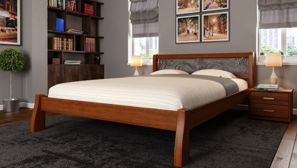 Ліжко Ретро + Ковка 3