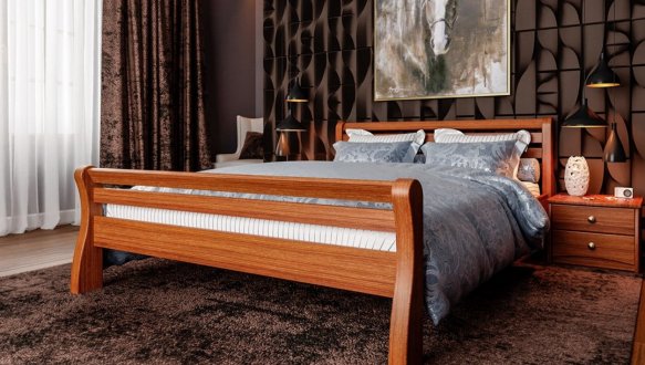 Ліжко Ретро (тверда спинка) 1