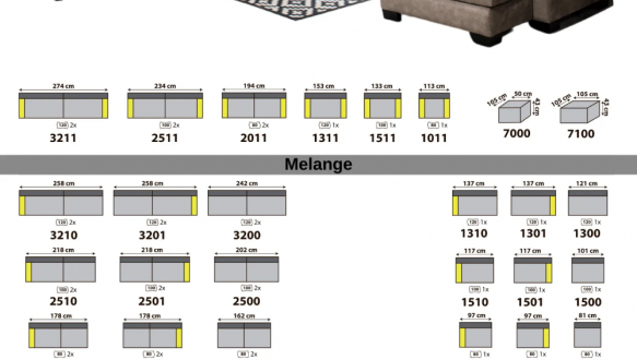 Модульний диван Меланж 3