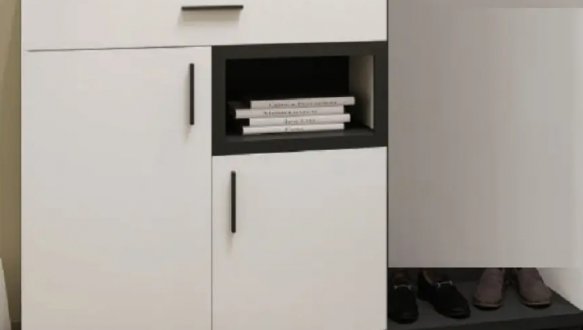 Комод 2дв 1шх Монте антрацит