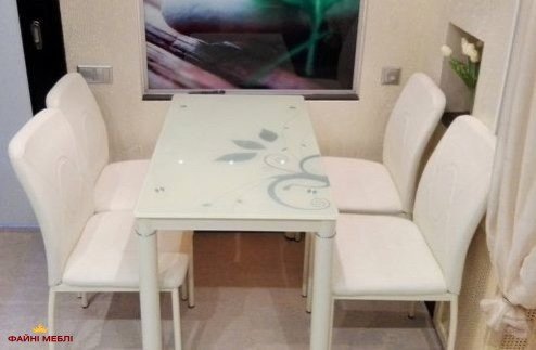 Стіл Damar 80х60 Білий 4