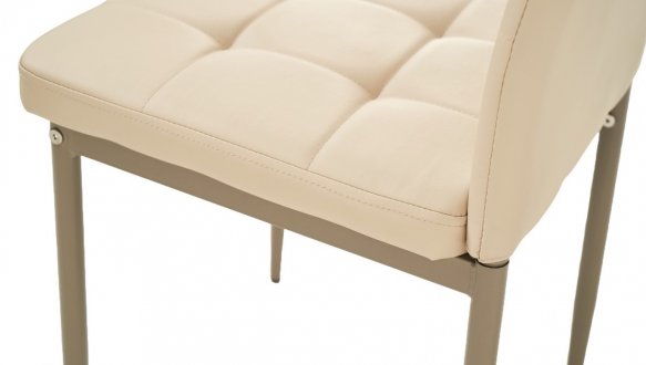 Стул N-66-2 бежевый + капучино 0