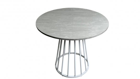 Стіл круглий розкладний MebliRoMax Elegant slide / Елегант Слайд D1100