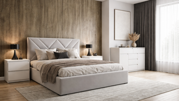 Спальня Новинка 4 Файні Меблі Україна с комодом 5S2D и тумбами