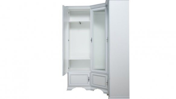 Шкаф ВМК Украина SZFN5D Кентуки 3 дверный белый альпийский 137 см 2