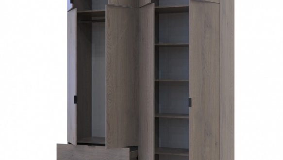 Шкаф для одежды Дорос Лукас канноло 4 дверный 180 см 3
