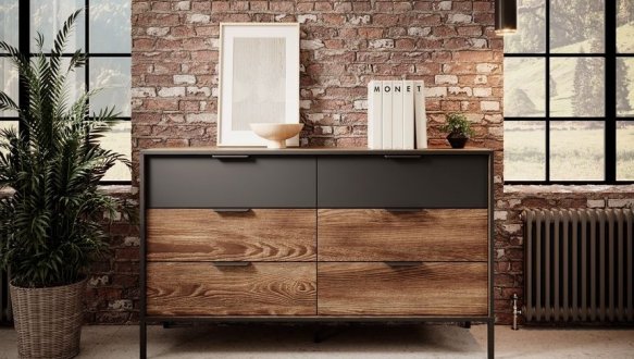 Модульна спальня Milton/Мілтон Perfect Home Каштан/Антрацит 0