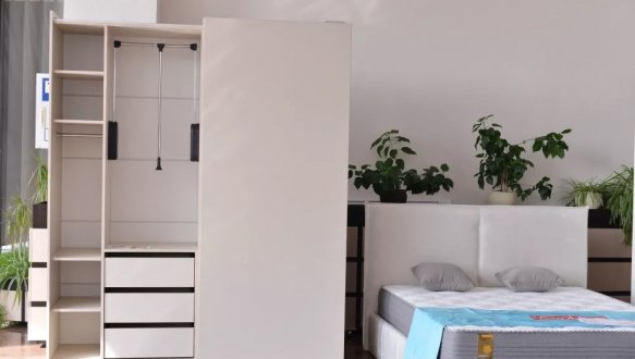 Шкаф-купе Matroluxe Dominika / Доминика 2 дверный сатин 240 см 2